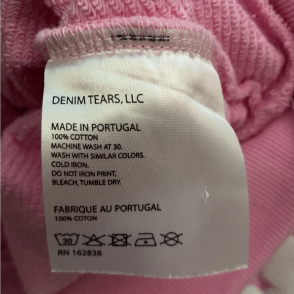 Denim Tears Pink Hoodie (Size M) (Color Pink) - Picture 5 of 5
